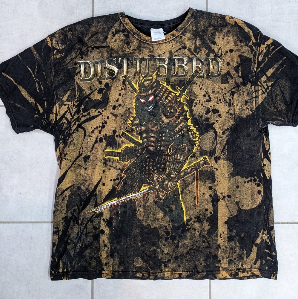 Y2k disturbed tee oversized